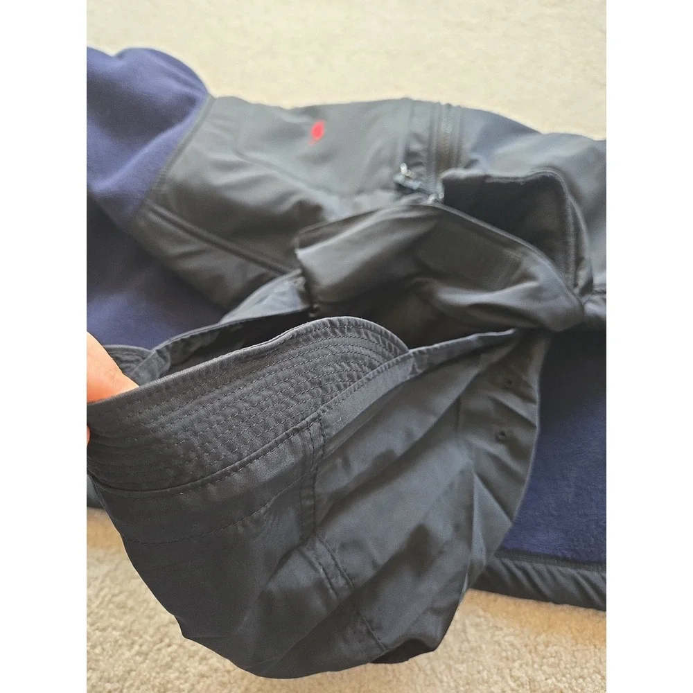 Vintage Polo Ralph Lauren Polartec Fleece Jacket Men Size Large Denali Black